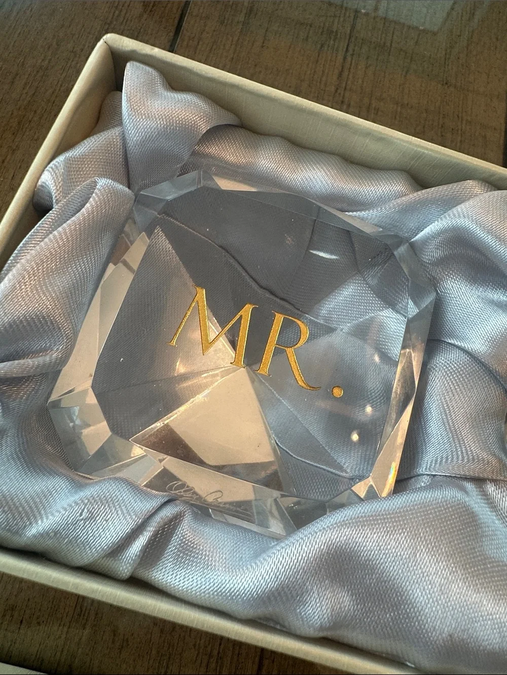 Oleg Cassini Mr. and Mrs. Crystal Diamonds - Clear